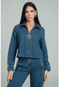 Chaqueta Denim Cierre Azul Ragged Pf21130022 de Ragged