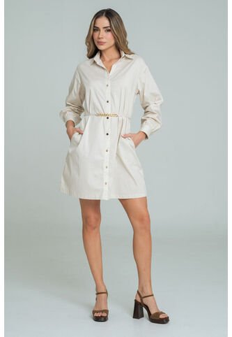 Vestido Corto Nahla Beige Ragged Pf12510424 Ragged
