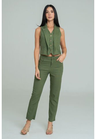 Pantalon Uskoa Verde Ragged Pf12310433 Ragged