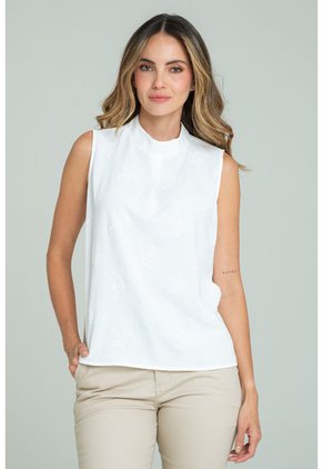 Blusa Hegel Blanco Ragged Pf11113228