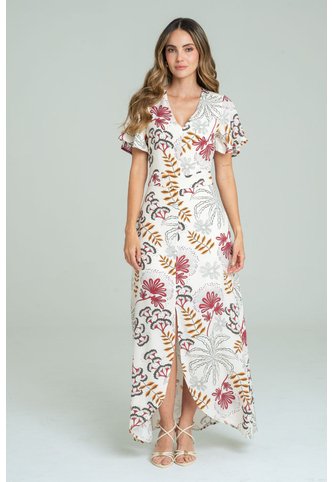 Vestido Meiji Beige Ragged Pf11511487 Ragged