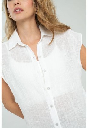 Blusa Josephine Blanco Ragged Pf11112871