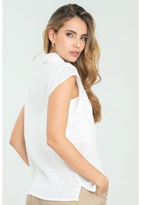 Blusa Josephine Blanco Ragged Pf11112871