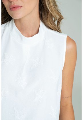 Blusa Hegel Blanco Ragged Pf11113228