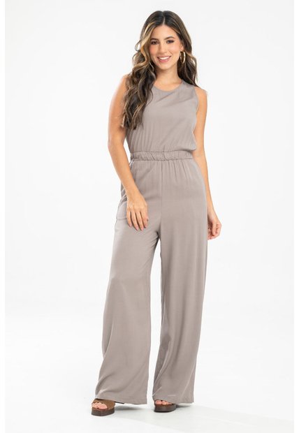 Enterizo Largo Cheryan Gris Ragged Pf31530224