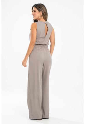 Enterizo Largo Cheryan Gris Ragged Pf31530224