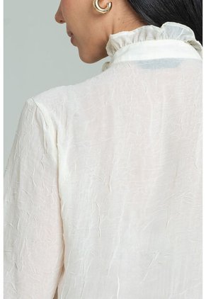 Camisa Ylenhia Blanco Ragged Pf12110882