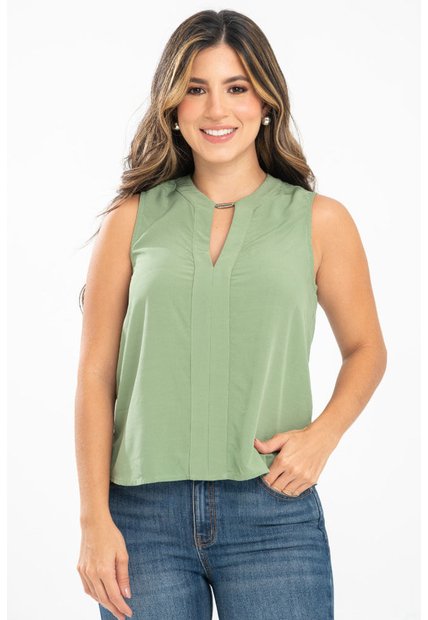 Blusa Rohet Verde Ragged Pf32111343