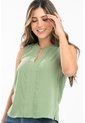 Blusa Rohet Verde Ragged Pf32111343 de Ragged