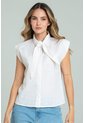 Blusa Cynhara Beige Ragged Pf11113230 de Ragged