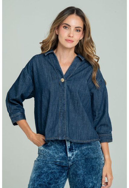 Camisa California Azul Ragged Pf21110039