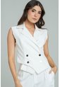 Chaleco Cruzado Alhira Blanco Ragged Pf12150037 de Ragged