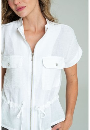 Camisa Venhetia Blanco Ragged Pf11113219