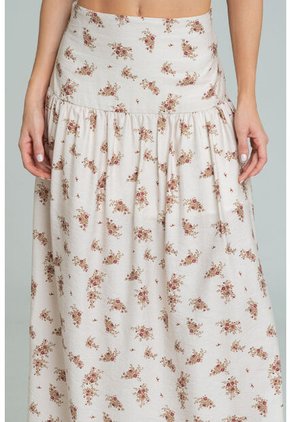 Falda Rosel Beige Ragged Pf11320535