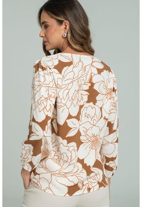 Blusa Springs Café Ragged Pf11113198