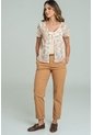 Blusa Meden Café Ragged Pf11113202 de Ragged