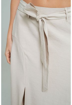 Falda Laura Beige Ragged Pf11320524