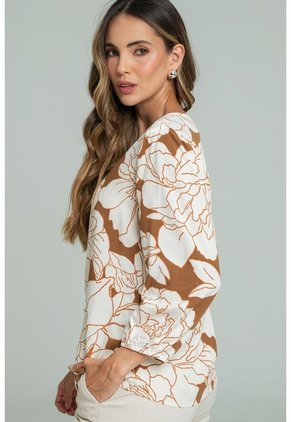 Blusa Springs Café Ragged Pf11113198