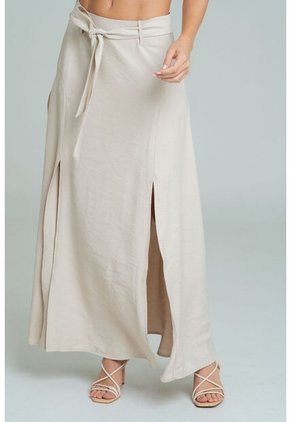 Falda Laura Beige Ragged Pf11320524