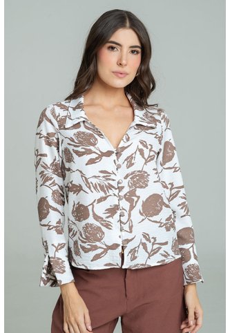 Camisa Antartica Café Ragged Pf12110887 Ragged