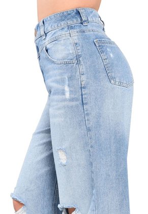 Jeans Montecarlo Azul Ragged Pf51350249