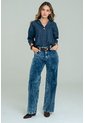 Pantalon Wide Leg Corduroy Azul Ragged Pf21310052 de Ragged