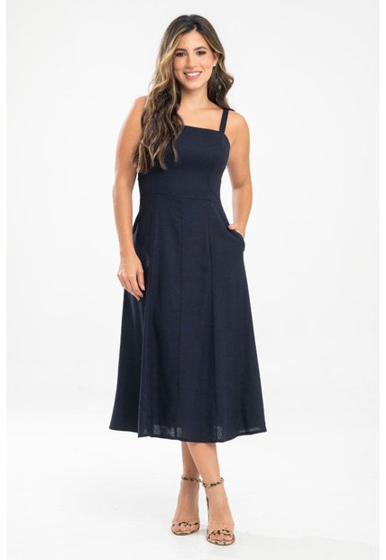 Vestido Berlin Azul Ragged Pf31511567