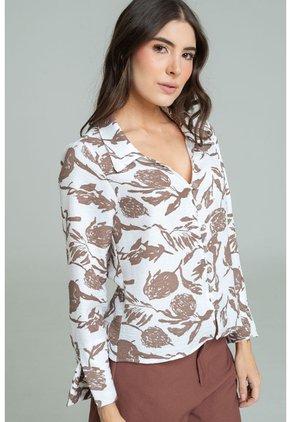 Camisa Antartica Café Ragged Pf12110887