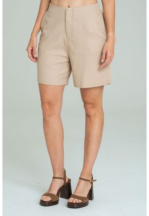 Short Fertel Beige Ragged Pf11340180
