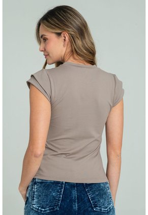 Top Azhiza Gris Ragged Pf13120870