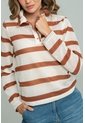 Camisa Polo Tejida Café Ragged Pf11113178 de Ragged