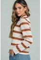 Camisa Polo Tejida Café Ragged Pf11113178 de Ragged
