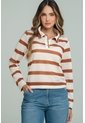 Camisa Polo Tejida Café Ragged Pf11113178 de Ragged