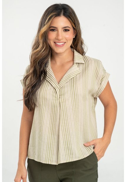 Camisa Minah Verde Ragged Pf31113711