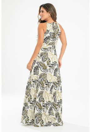 Vestido Mucura Verde Ragged Pf31511547