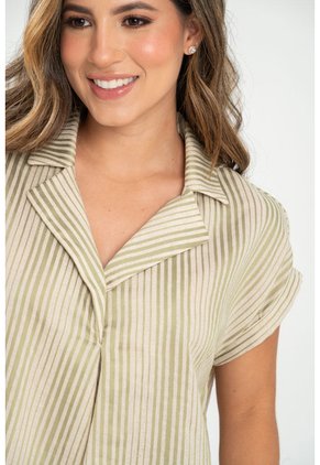 Camisa Minah Verde Ragged Pf31113711