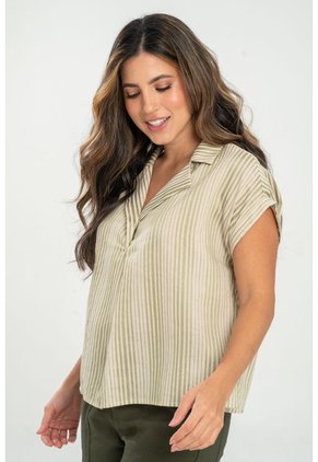 Camisa Minah Verde Ragged Pf31113711