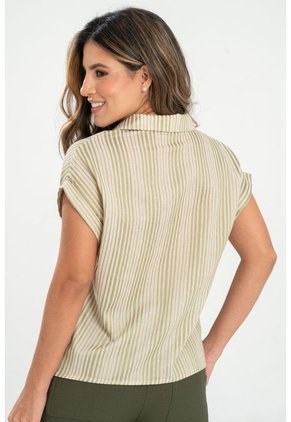 Camisa Minah Verde Ragged Pf31113711