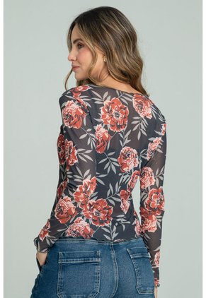 Blusa Cassius Negro Ragged Pf11121200