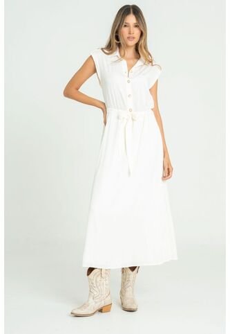 Vestido Misha Blanco Ragged Pf11511348 Ragged