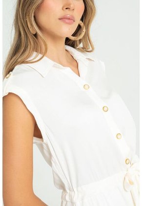 Vestido Misha Blanco Ragged Pf11511348