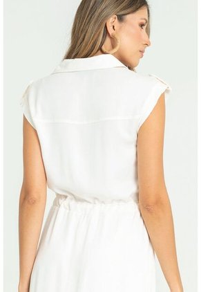 Vestido Misha Blanco Ragged Pf11511348