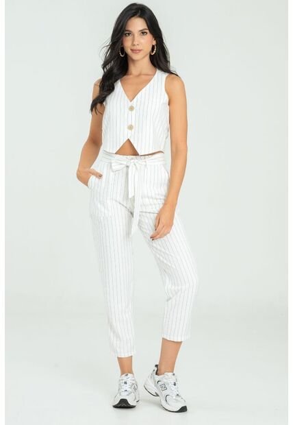 Pantalon Rayas Blanco Ragged Pf11310828