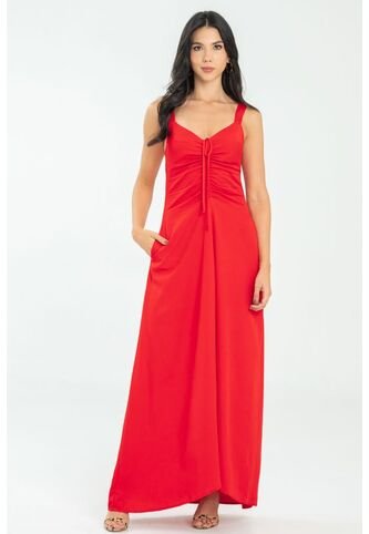 Vestido Malva Rojo Ragged Pf11511331 Ragged