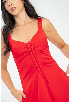 Vestido Malva Rojo Ragged Pf11511331
