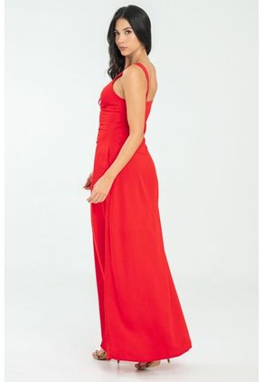 Vestido Malva Rojo Ragged Pf11511331