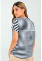 Blusa Praga Azul Ragged Pf11113002 de Ragged