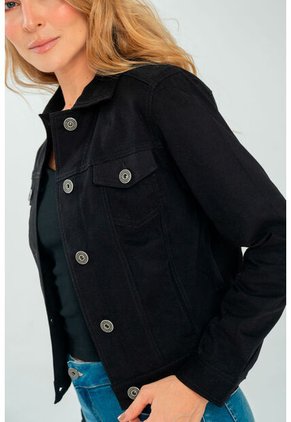 Chaqueta London Negro Ragged Pf21130019