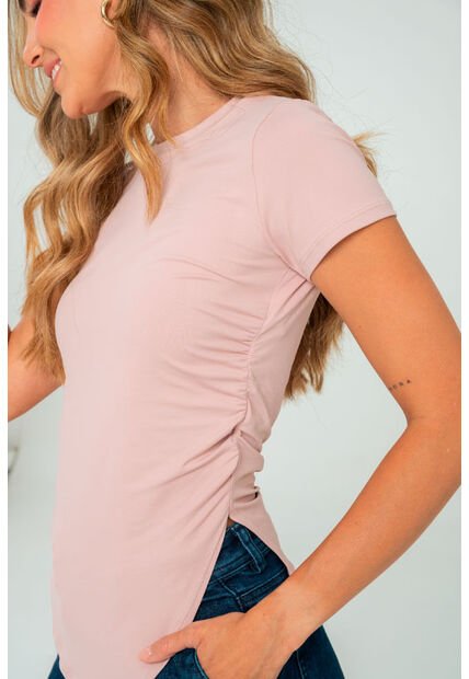 Top Largo Lecer Rosa Ragged Pf13120827