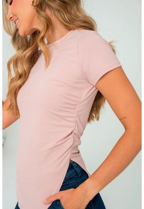 Top Largo Lecer Rosa Ragged Pf13120827